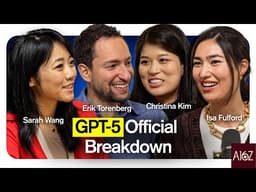 undefined - GPT-5 and Agents Breakdown – w/ OpenAI Researchers Isa Fulford & Christina Kim