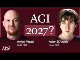 undefined - Amjad Masad & Adam D’Angelo: How Far Are We From AGI?