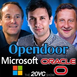 undefined - 20VC: Opendoor's CEO on The Greatest Turnaround in Tech | OpenAI and Oracle: How Can Either Afford to Do This | How Anthropic Could Lose 50% of Their Revenue Overnight | Replit Raises at $3BN | Figure, Gemini & VIA IPOs Broken Down